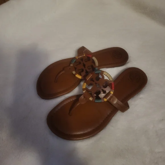 Tory Burch Miller Sandal size 8In great condition...do show signs of wear...no - Picture 1 of 6